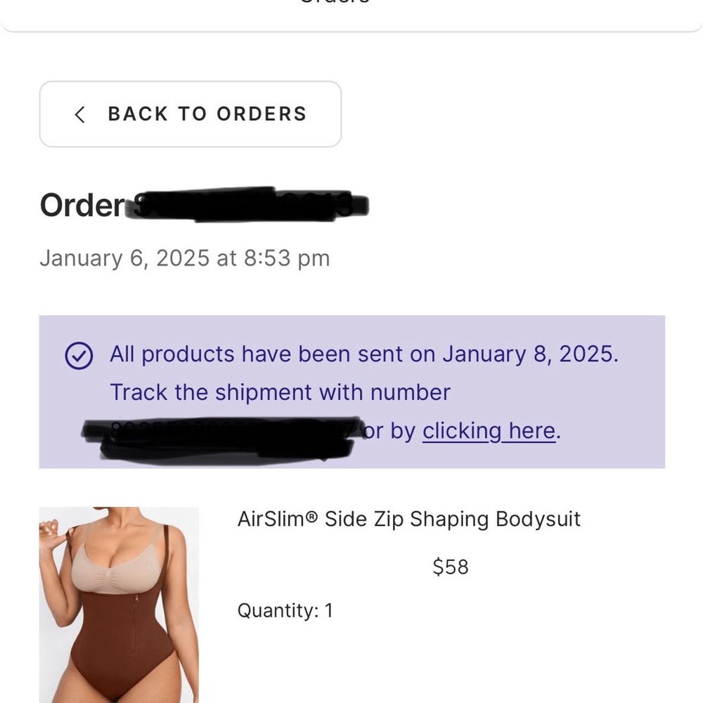 Brown Side Zip Shaping Bodysuit